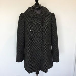 NWOT Banana Republic wool blend pea coat